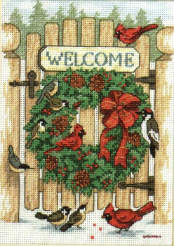 Inviting Holiday Wreath 8655 / Рождественский венок
