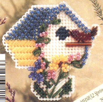 Spring Birdhouse MH765 MHSB32 / Весенний скворечник (магнит)