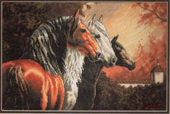 Equine Trio 35091 / Трио лошадей