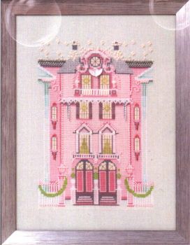 The Pink Edwardian House TQT819 NC283 / Розовый эдвардианский дом