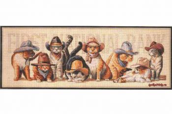 Cowboy Cats 7939 / Коты Ковбои