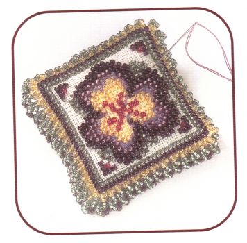 Pansy Petals MH209 MHBPP3 / Подушечка Анютины глазки