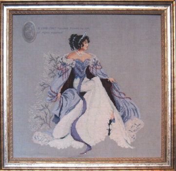 Winter Beauty Princess RW487 RL15 / Зимняя принцесса красоты (с основой)
