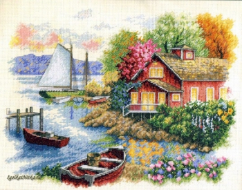 Peaceful Lake House 35230 / Домик у озера