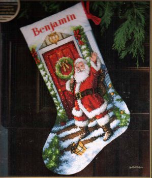 Welcome Santa Stocking 70-08901 / Сапожок Добро Пожаловать Санта