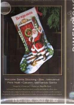 Welcome Santa Stocking 70-08901 / Сапожок Добро Пожаловать Санта