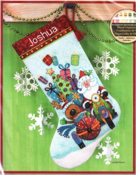 Santa's Sidecar Stocking 70-08867 / Сапожок Мотоцикл Санты