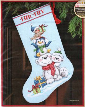 Stack of Critters Stocking 70-08840 / Сапожок Пирамида Друзей