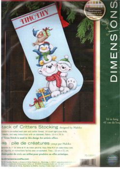Stack of Critters Stocking 70-08840 / Сапожок Пирамида Друзей