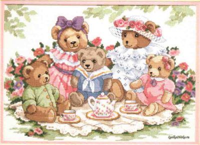 Teddy Tea Party 3733 / Чаепитие Мишек Тедди