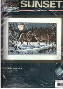Moonrise Wolves 12153 / Волки в Ночи