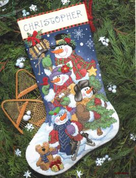 Snow Fun Stocking 8684 / Сапожок Весёлый Снежок