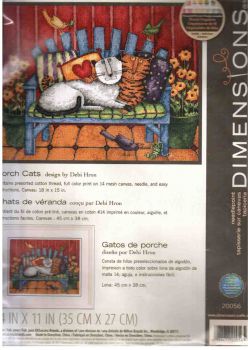 Porch Cats 20056 / Кошки на веранде
