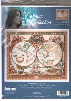 Olde World Map 015-0223 / Старая Карта Мира