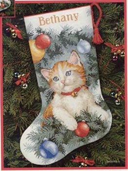 Sitting in the Trimmings Stocking 8643 / Сапожок Сидя в Отделке