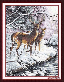 Creekside Deer 35182 / Олени у ручья
