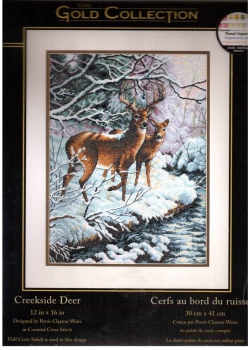 Creekside Deer 35182 / Олени у ручья