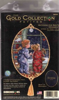 Watching For Santa Ornament 8699 / Орнамент Наблюдая За Сантой