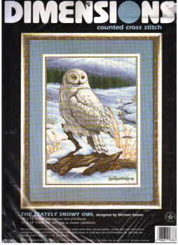 The Stately Snowy Owl 3861/ Величественная снежная сова