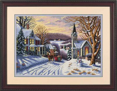 Wintry Eve 3854 / Зимняя улица