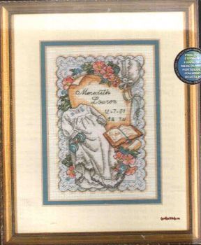 Babys Gown Birth Record 6873 / Детская метрика Платье малышки