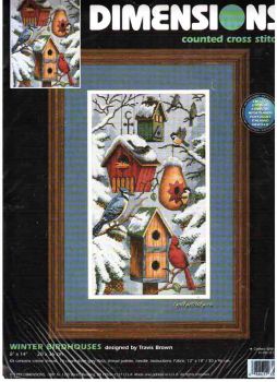 Winter Birdhouses 35004 / Скворечники зимой