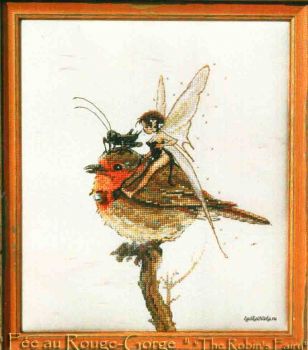 a-Fee au Rouge-Gorge (The Robin s Fairy) 67-M016 K / Фея на Птичке-Робине