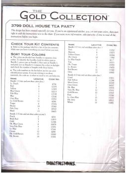 Doll House Tea Party 03799 / Чаепитие в кукольном доме