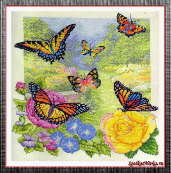 Butterfly Garden 45438 / Сад бабочек