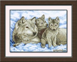 Mother Wolf and Pups 13130 / Волчица и Волчата