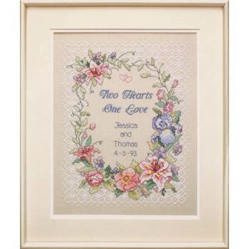 Two Hearts Wedding Record 3122 / Свадебная метрика Два сердца