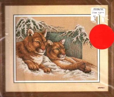 Snowy Cougars 13655 / Снежные Пумы