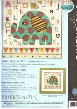 Baby Elephant ABC 70-73988  / Детская метрика Малыш слоник АВС