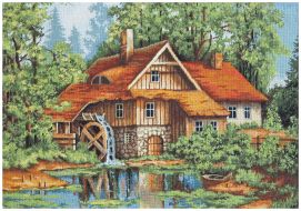 Мельница в лесу В480