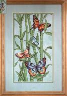 Butterflies and Bamboo 035120 / Бабочки и бамбук (США)
