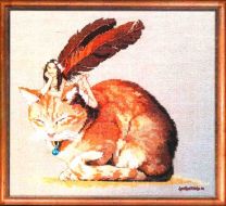 Fairycat 152-A051 K / Фея на кошке