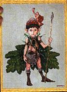 Lutin des Chenes 36-A0021 K / Эльф с дубовым листочком