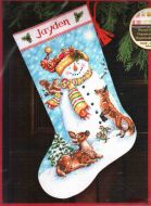 Winter Friends Stocking 70-08963 / Сапожок Зимние друзья