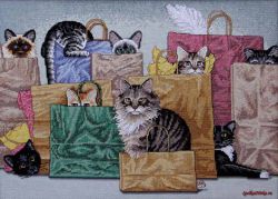 Bag Ladies 13662 / Кошки в сумочках