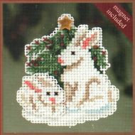Winter Bunnies MH18-3303 / Зимние кролики (магнит)
